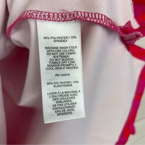 Vineyard Vines Island Scarf Print Bamboo Print UPF 50 Shirt Size Small Rashguard - Picture 4 of 5